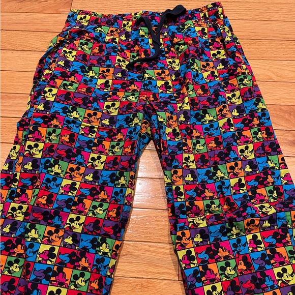 Multi-color Neon Mickey Mouse Disney Pants with Pockets - Picture 5 of 9